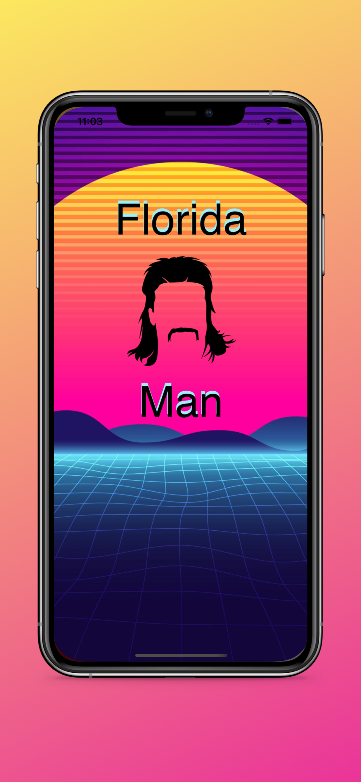 Screenshot of Florida Man Launch Screen